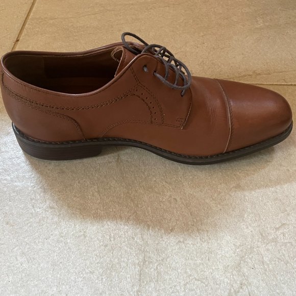 Johnston & Murphy XC4 Waterproof Dress Shoe, Branning Cap Toe, Tan, US Men's 8M - Picture 5 of 8